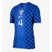 Camisa de time de futebol Croácia Josko Gvardiol #4 Replicas 2º Equipamento Mundo 2026 Manga Curta